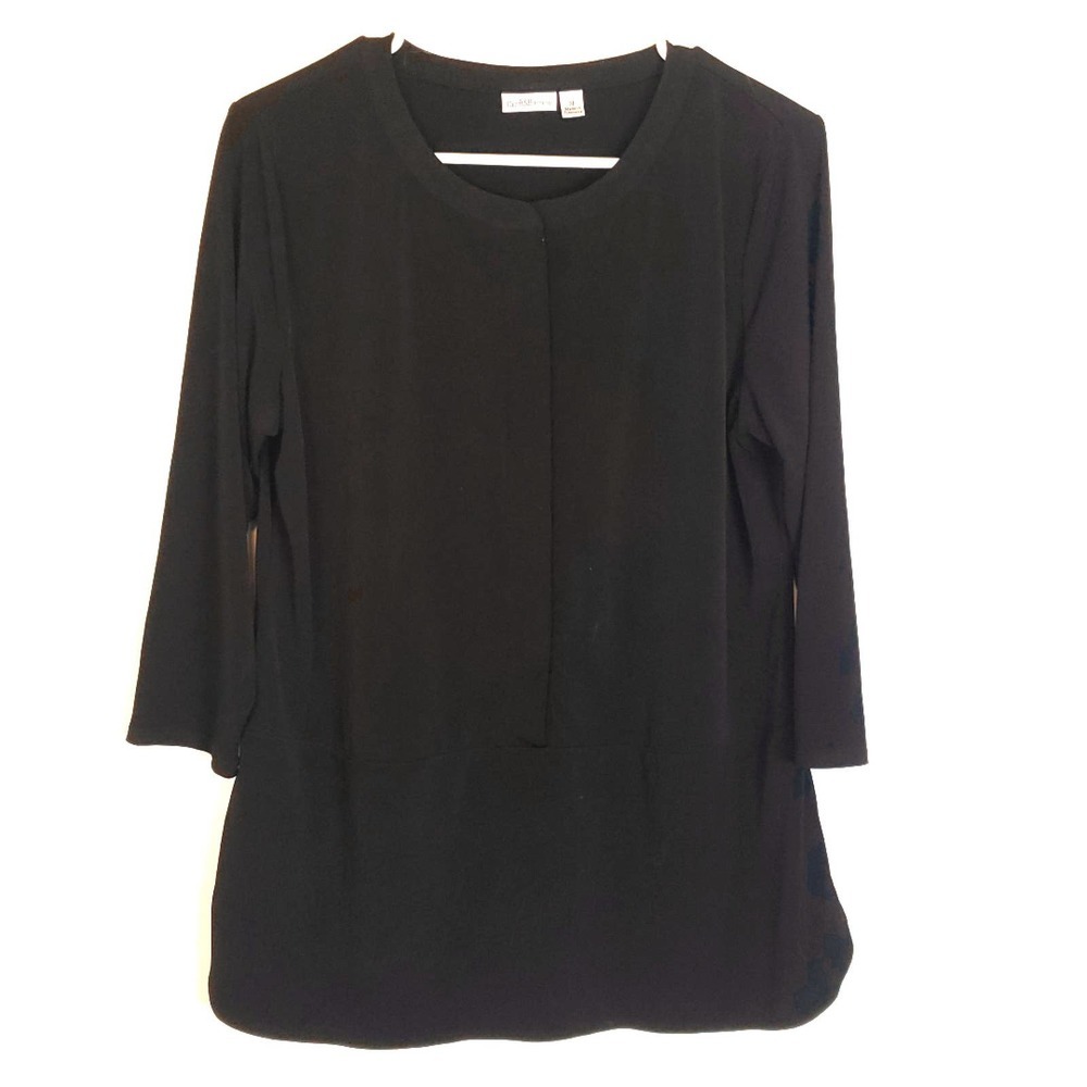 Croft & Barrow Black Tunic size M